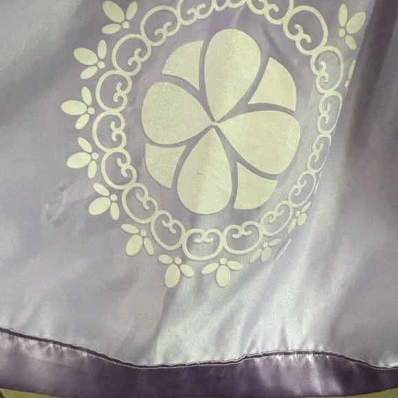 ReliBeauty Girls 5 Beaded Puff Sleeve Princess Sofia the First Costume Dress Up - Picture 8 of 13